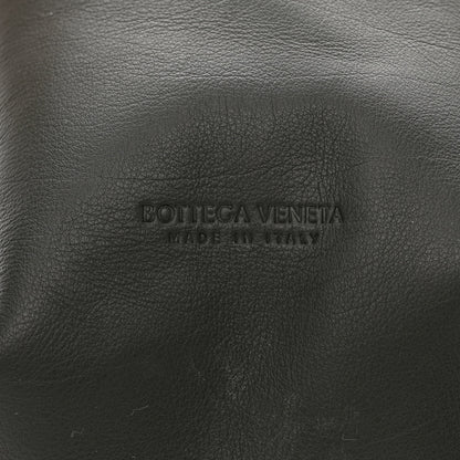 Bottega Veneta Smooth Calfskin Nylon Drawstring Bucket Bag Green 6 of 12