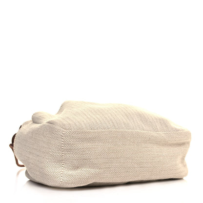 Hermes Canvas Barenia Fourbi 20 PM Pouch Naturel Fauve 4 of 8