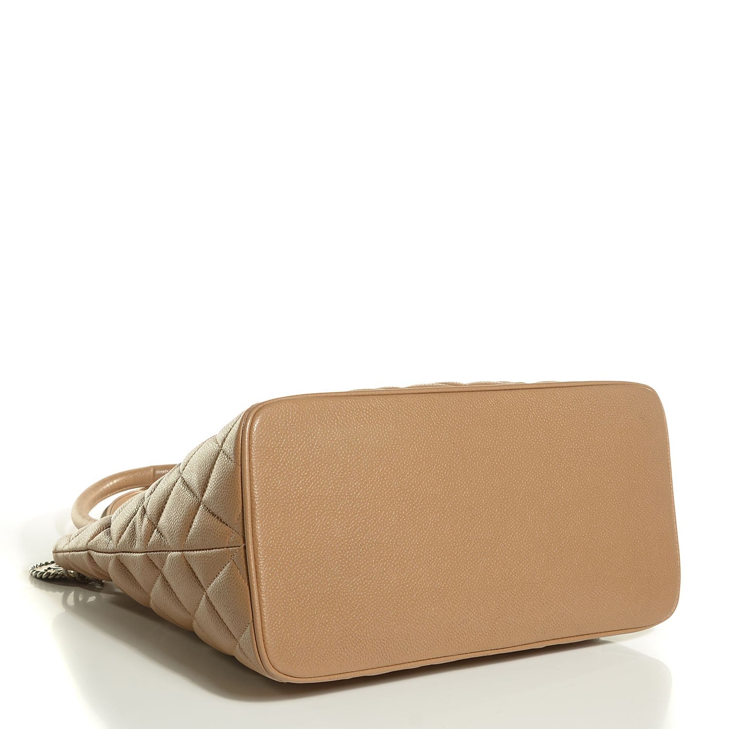 Chanel Caviar Quilted Medallion Tote Beige 4 of 7