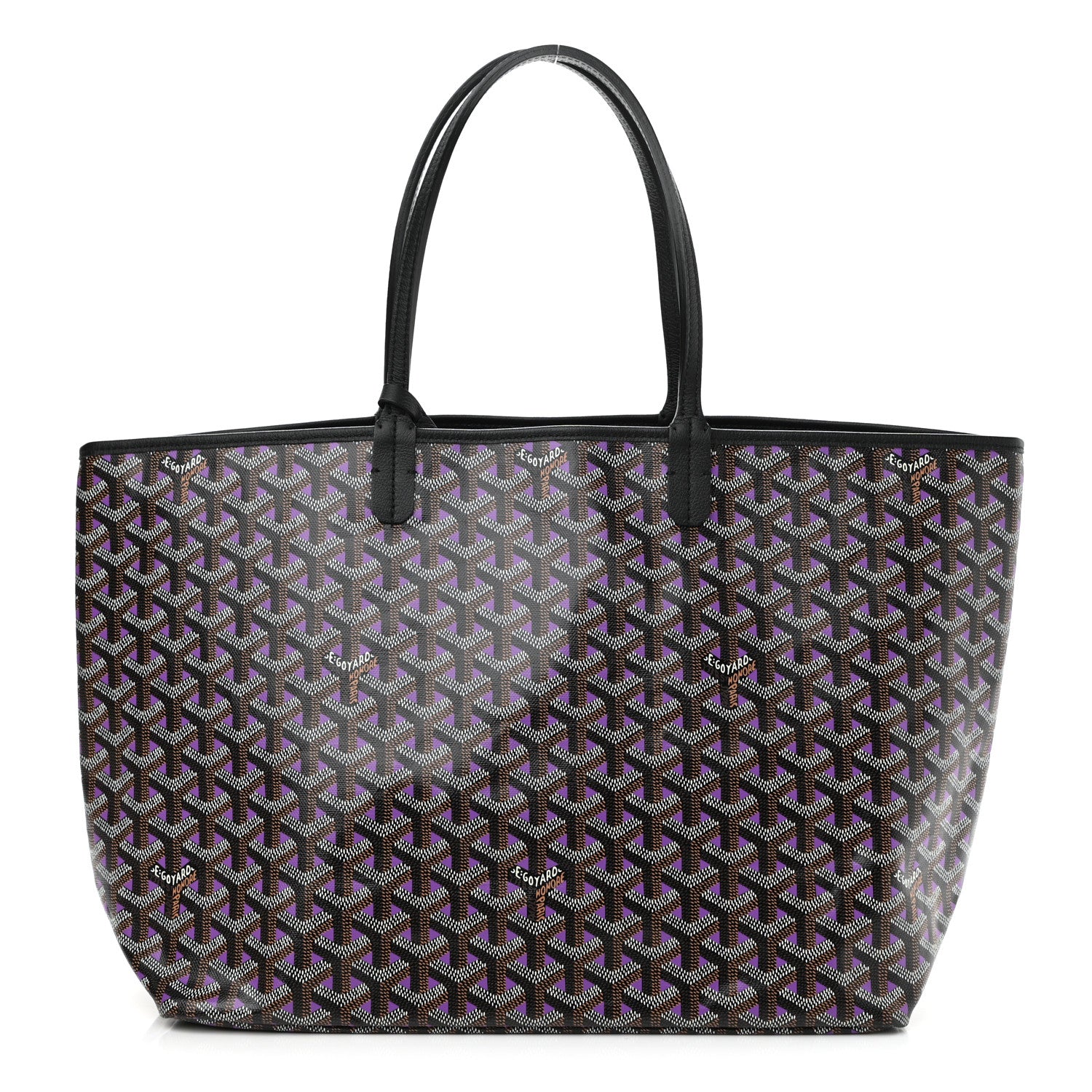 Goyard Goyardine Saint Louis Claire Voie PM Black Violet 3 of 11