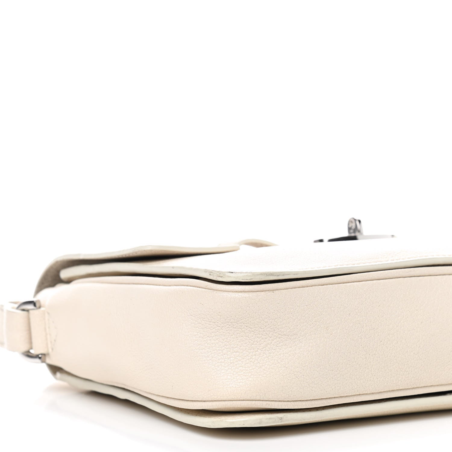 Mulberry Shiny Goatskin Bayswater Shoulder Bag White 14 of 15