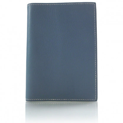 Hermes Chevre Notebook Agenda Cover w Refill Blue Jean 1 of 6