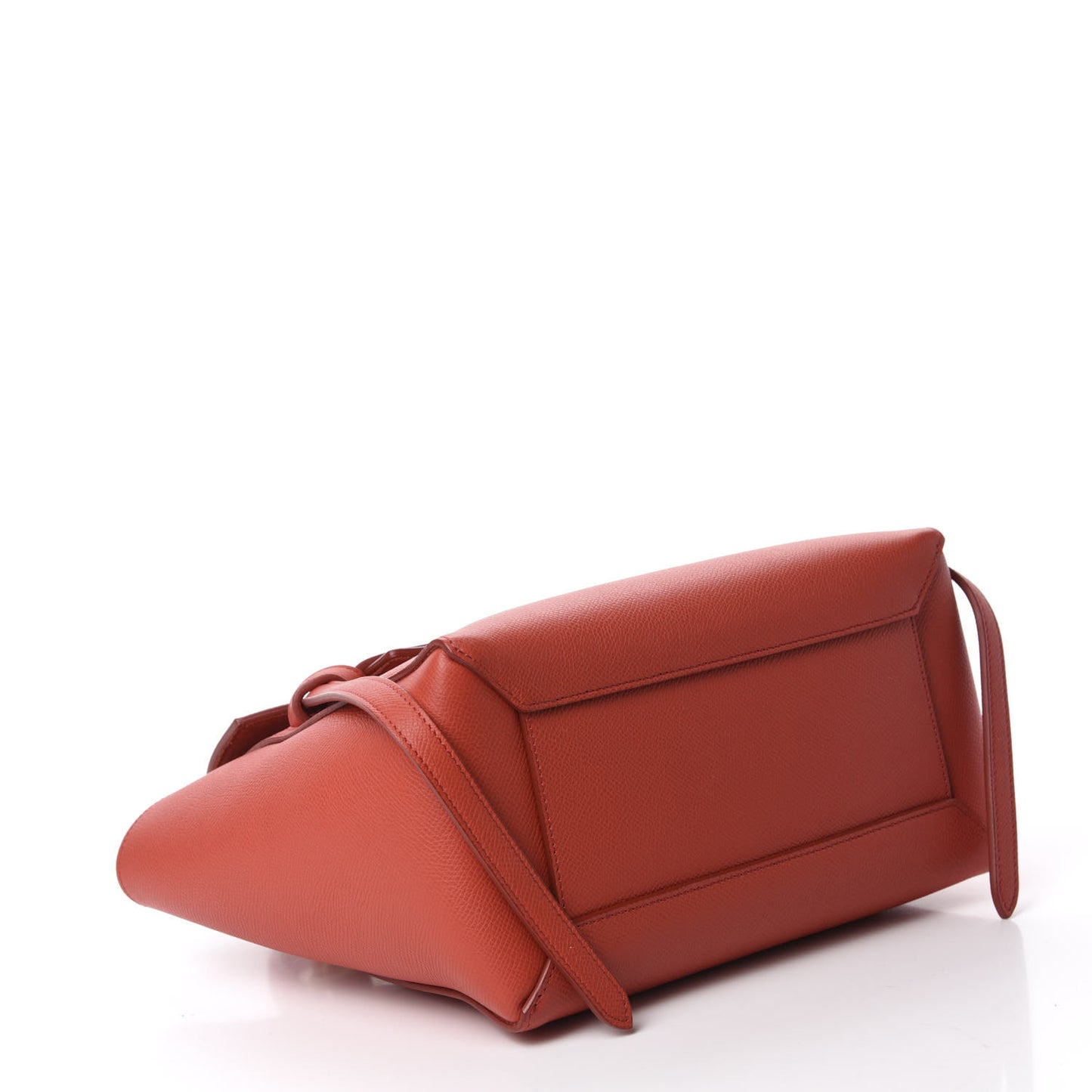 Baby Grained Calfskin Micro Belt Bag Poppy