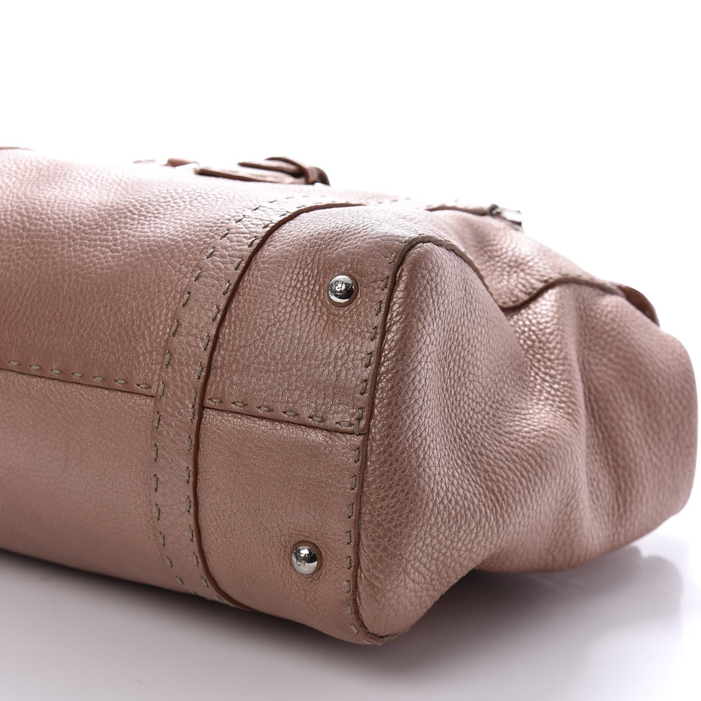 Cuoio Romano Selleria Large Linda Satchel Bronzo
