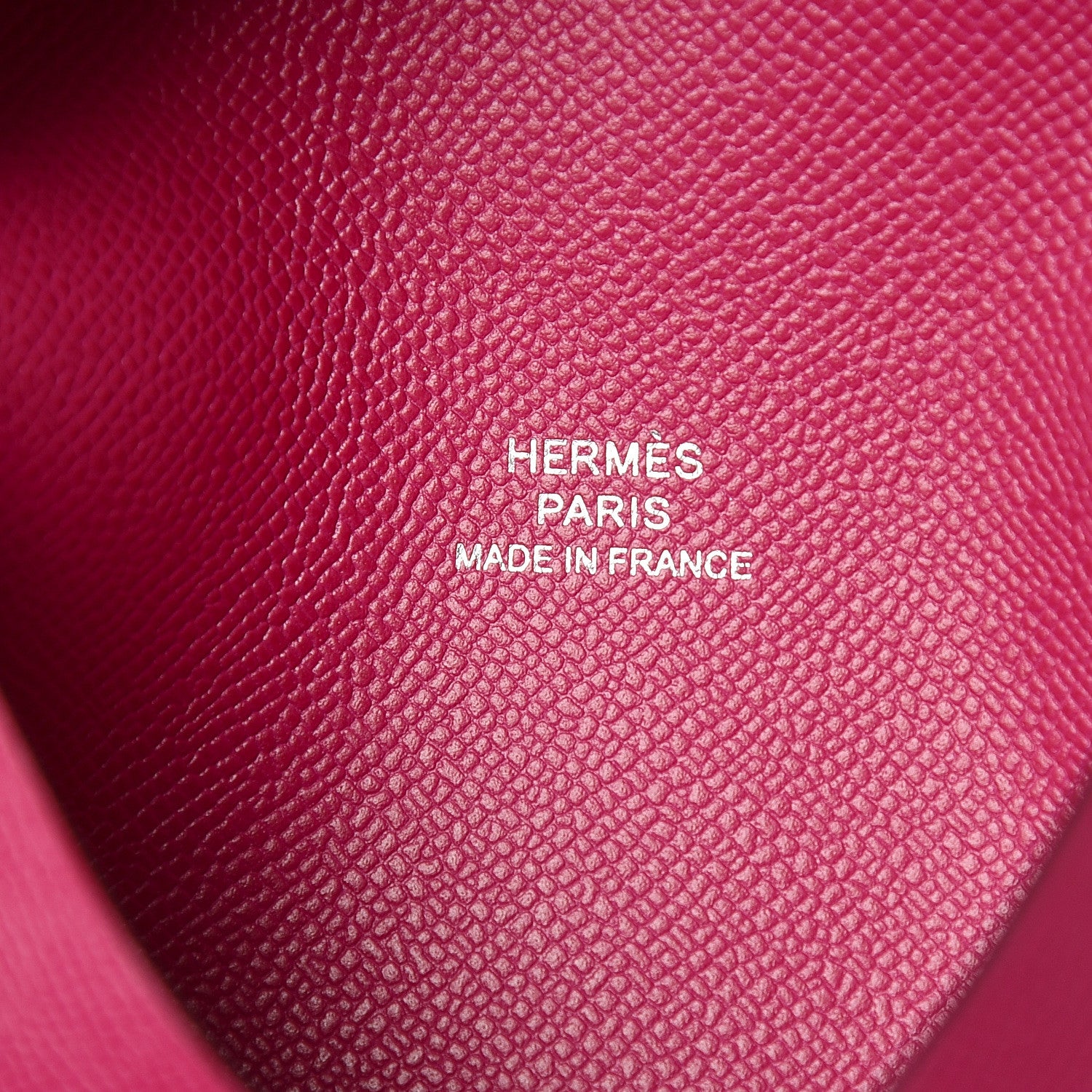 Hermes Grained Monsieur Calvi Card Case Rose Pourpe 6 of 8