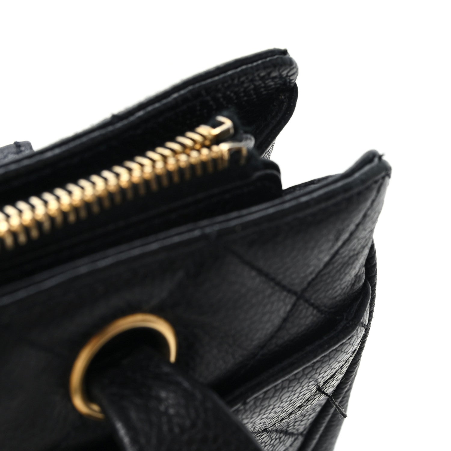 Chanel Caviar Quilted Shoulder Bag Black Black 12 of 13