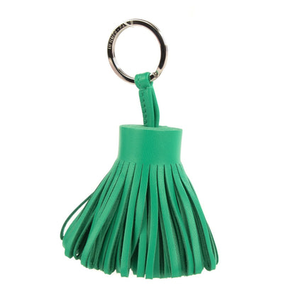 Hermes Lambskin Carmen Tassel Key Holder Menthe 1 of 6