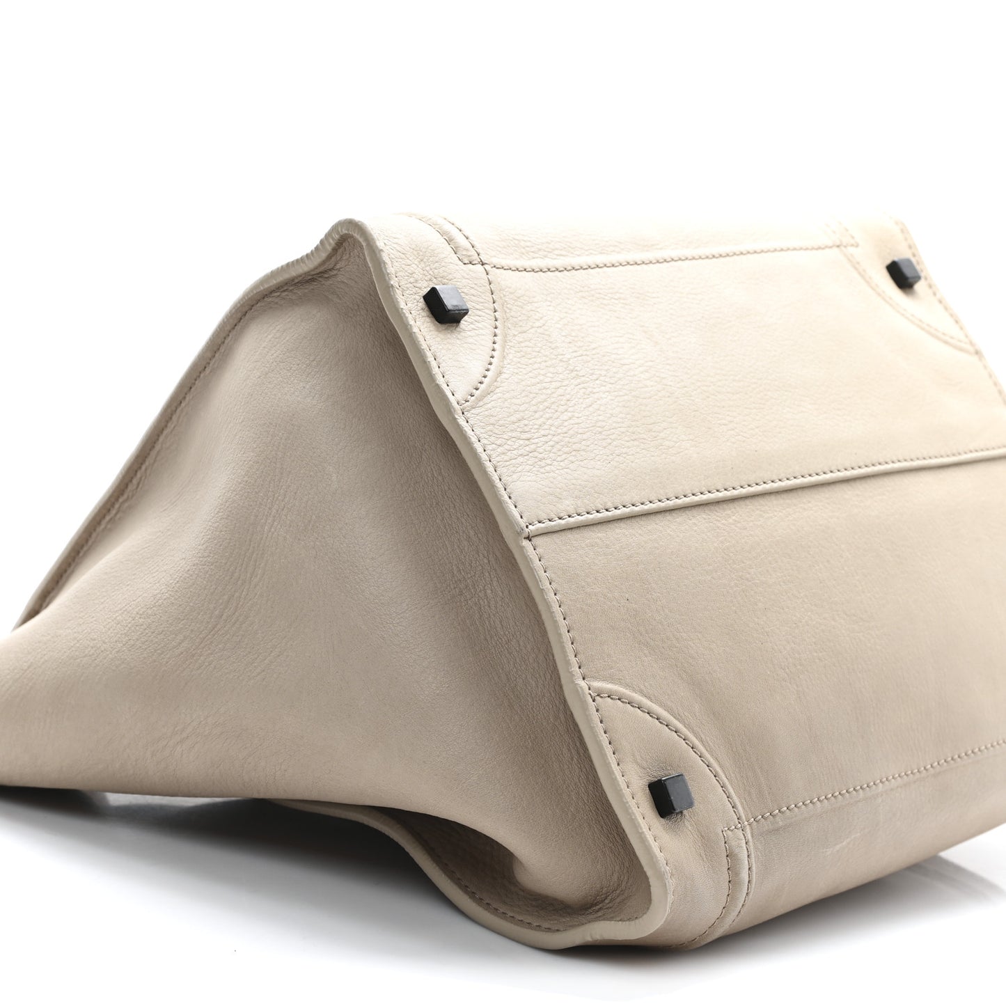 Supple Calfskin Medium Phantom Luggage Beige