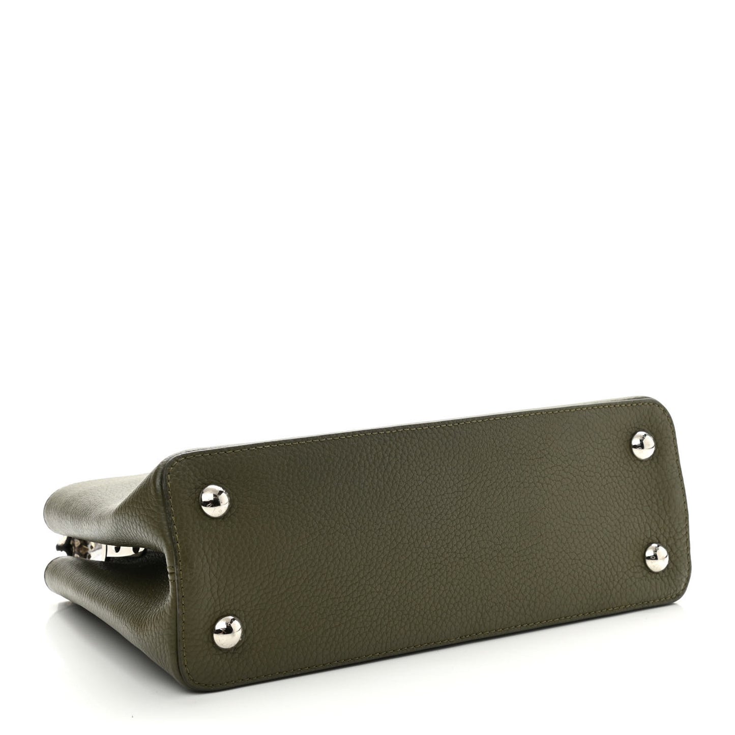 Taurillon Python Capucines MM Khaki