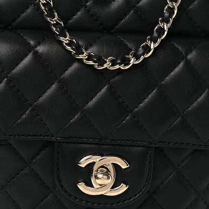 Chanel Lambskin Quilted Large CC In Love Heart Bag Black 8 of 11