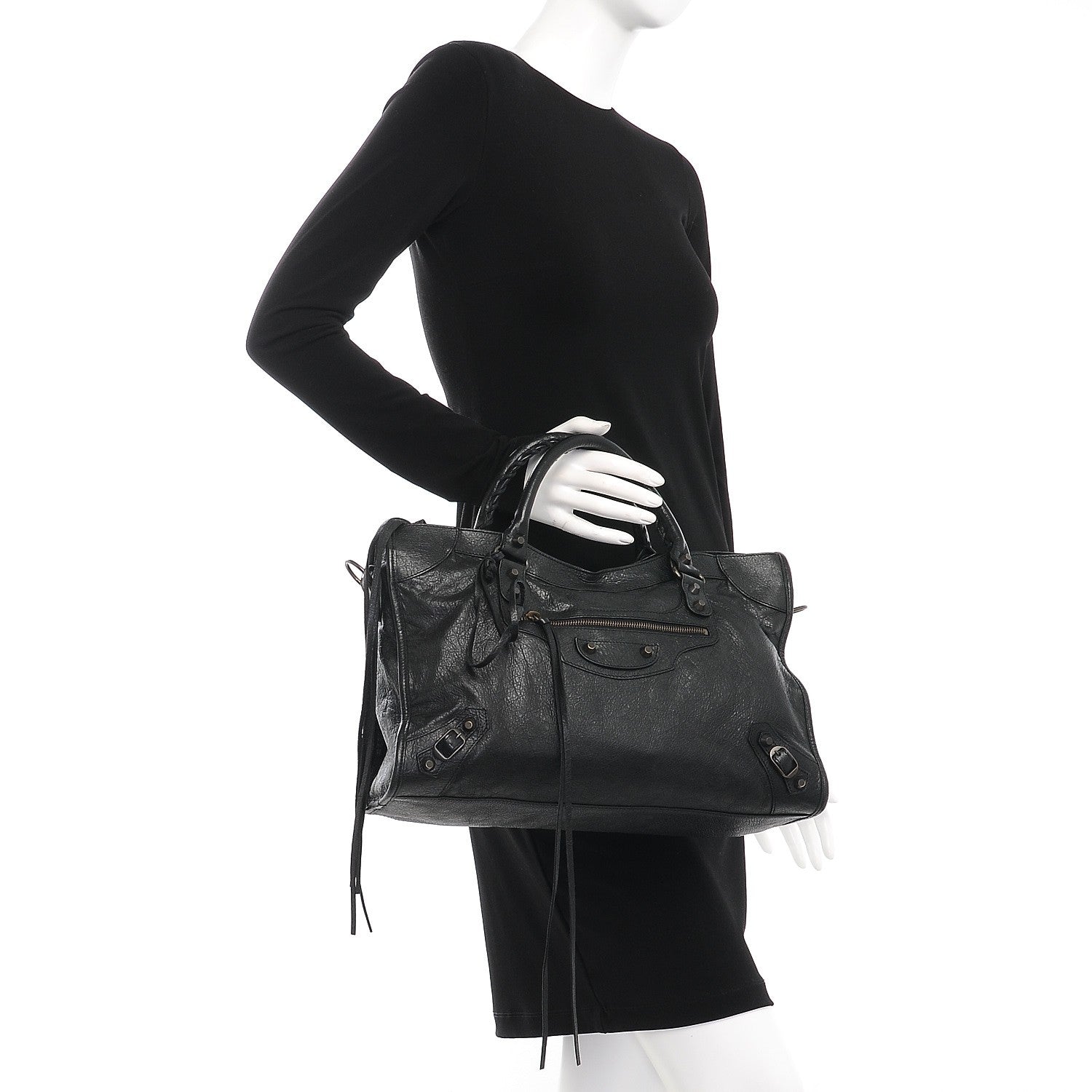 Balenciaga Agneau Classic Hardware City Black 3 of 8