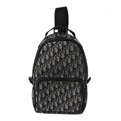Christian Dior Oblique Mini Rider Backpack Black 1 of 9