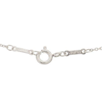 Tiffany Sterling Silver Elsa Peretti Letter H Pendant Necklace 4 of 5