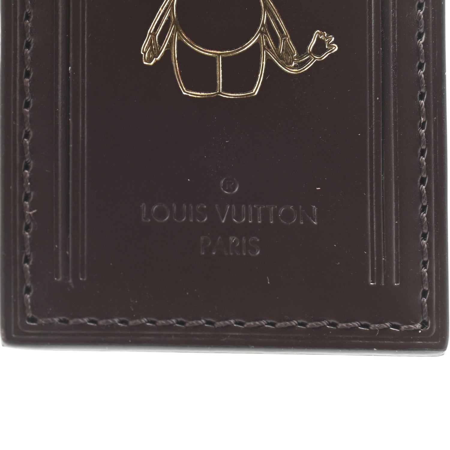 Louis Vuitton Calfskin Luggage Tag Ebene 3 of 3