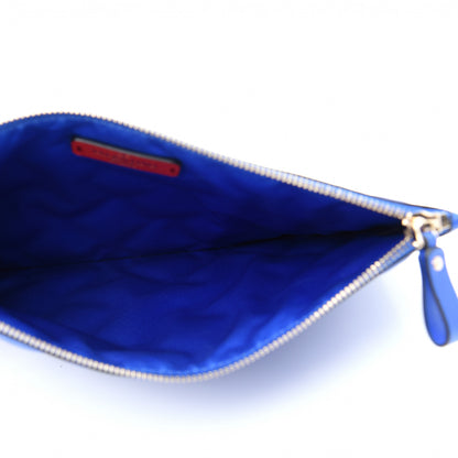 Valentino Garavani Nappa Small Candystud Zip Pouch Acid Blue 4 of 7