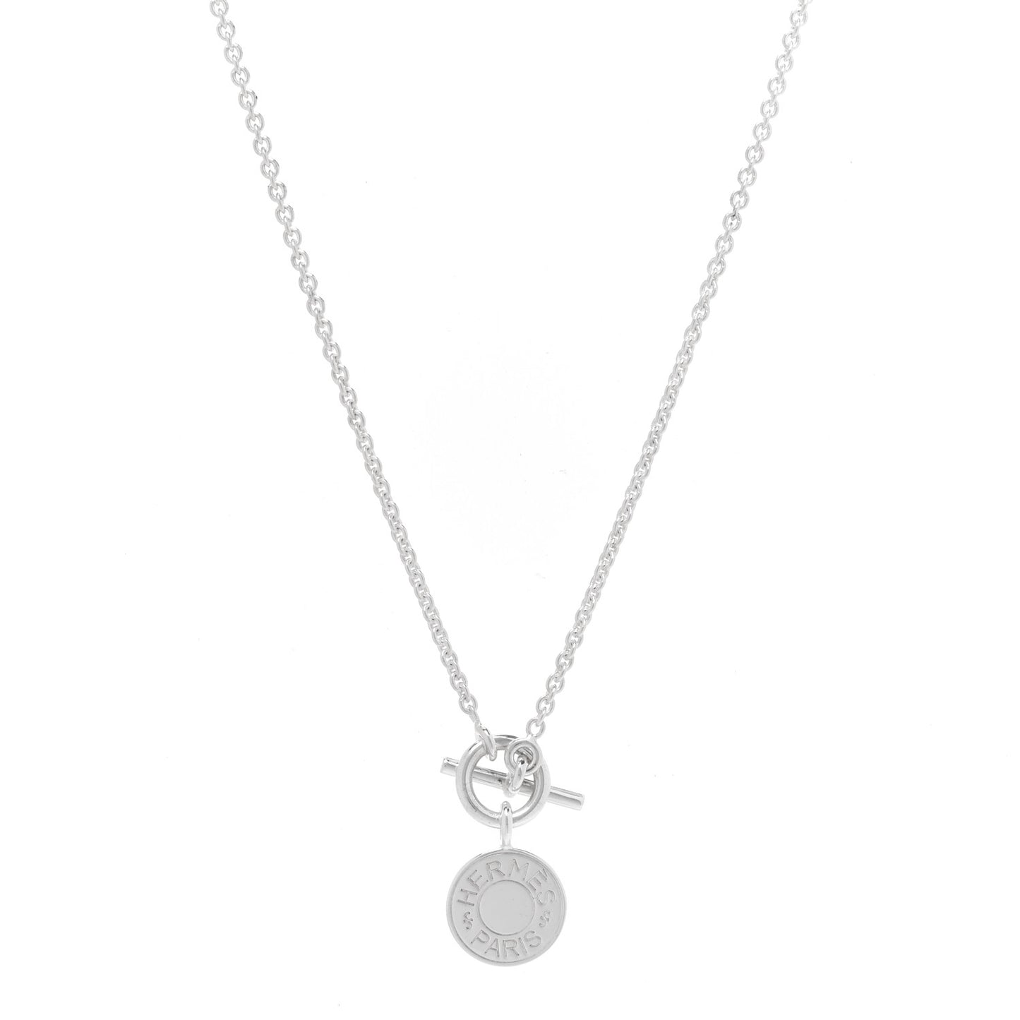 Sterling Silver Amulettes H Confettis Pendant Necklace