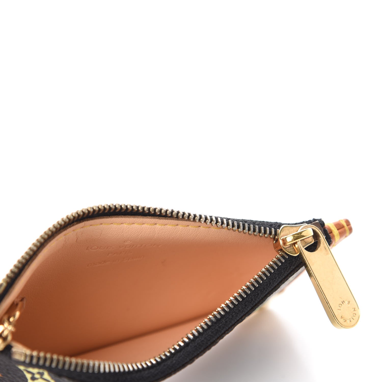 Louis Vuitton Monogram Multicolor Key Pouch Black 5 of 7
