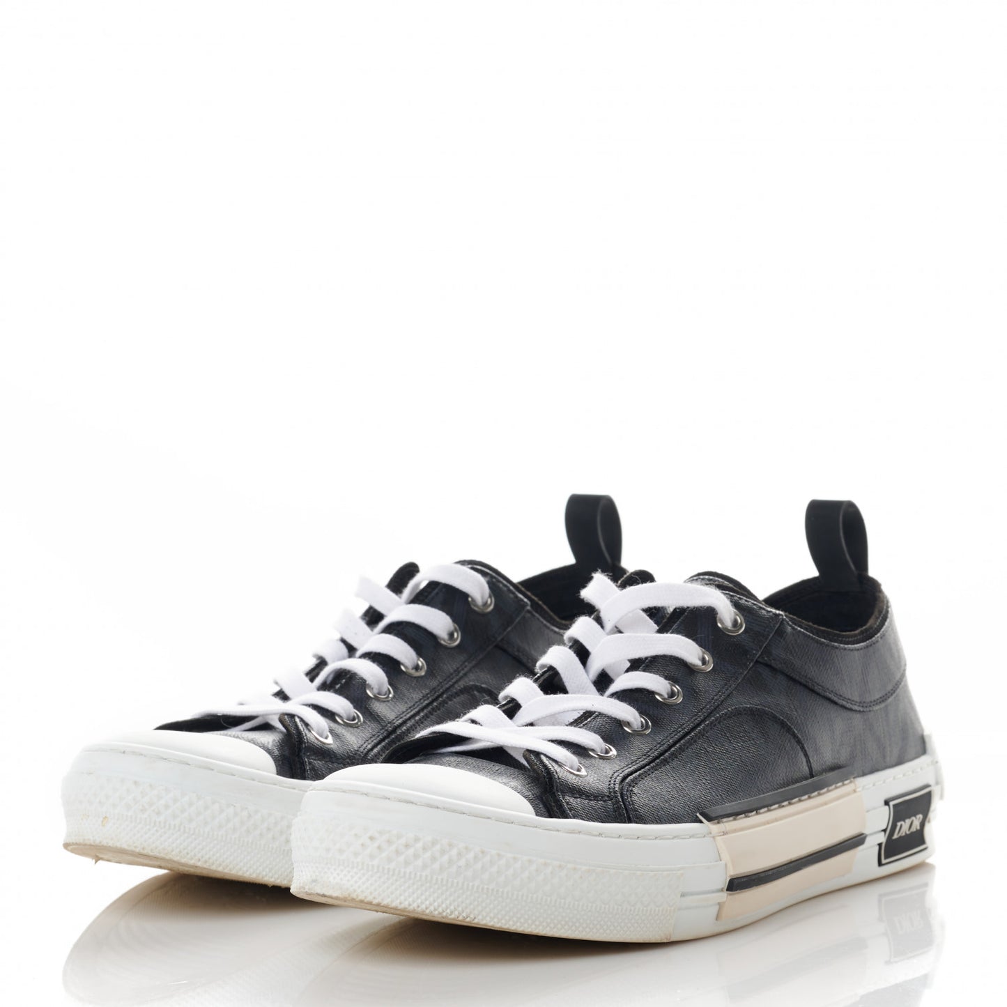 Canvas CD Diamond Mens B23 Low Top Sneakers 42 Black