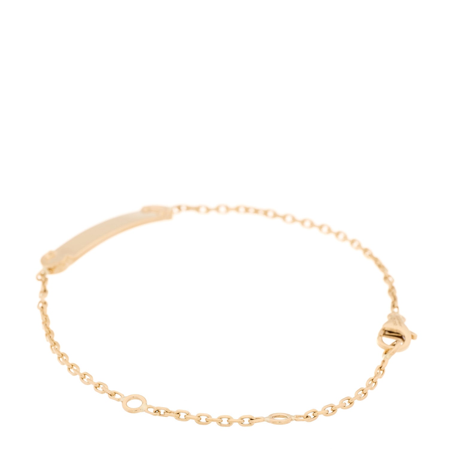 Cartier 18K Yellow Gold ID Chain Bracelet 3 of 6