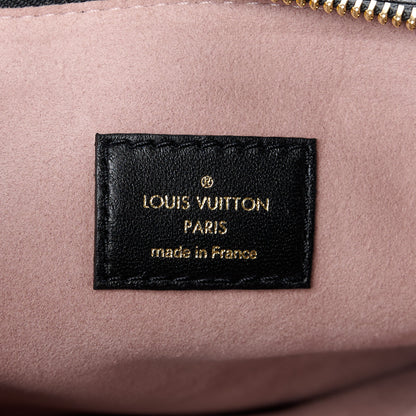 Louis Vuitton Lambskin Embossed Monogram Coussin PM Black 8 of 11