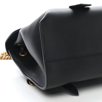 Gucci Calfskin Web GG Marmont Flap Chain Backpack Black 8 of 17