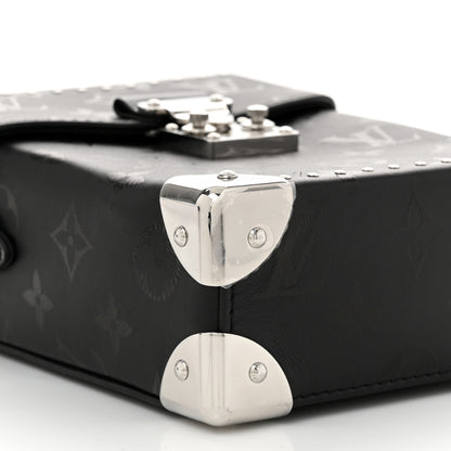 Louis Vuitton Calfskin Monogram Print Camera Box Black 8 of 10