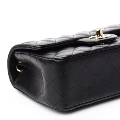 Chanel Lambskin Quilted Mini Rectangular Flap Black 6 of 11