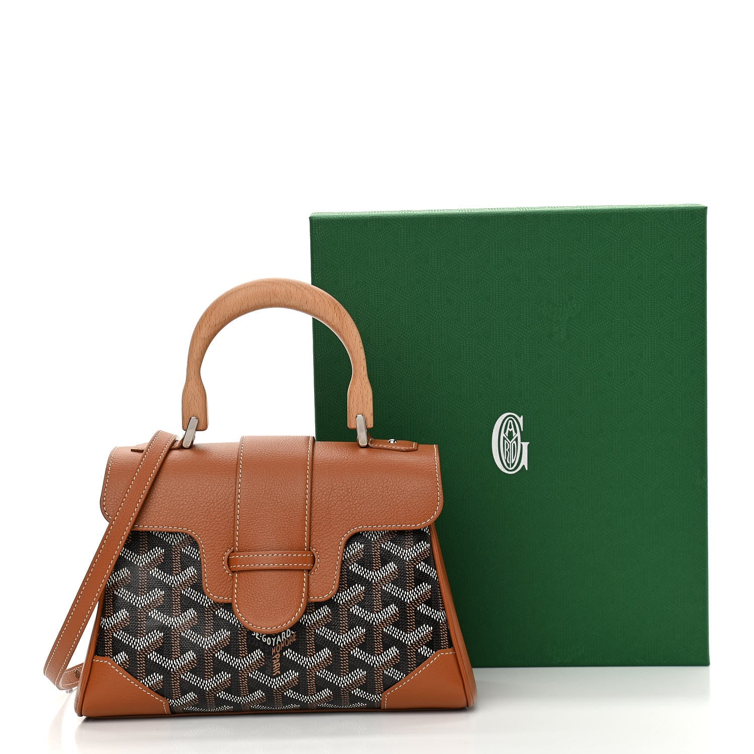 Goyard Goyardine Mini Saigon Black Gold 10 of 10