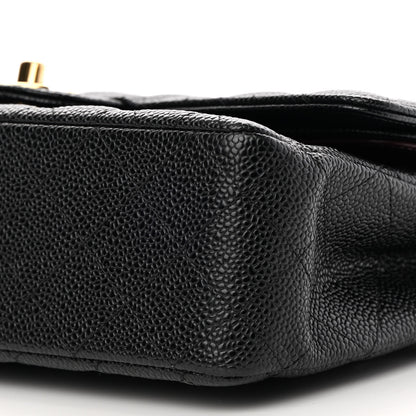 Chanel Caviar Quilted Medium Double Flap Black 8 of 11