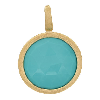 Marco Bicego 18K Yellow Gold Turquoise Jaipur Pendant 1 of 4
