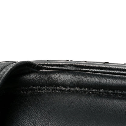 Chanel Lambskin Quilted Platform Sandals 38.5 Black 10 of 10