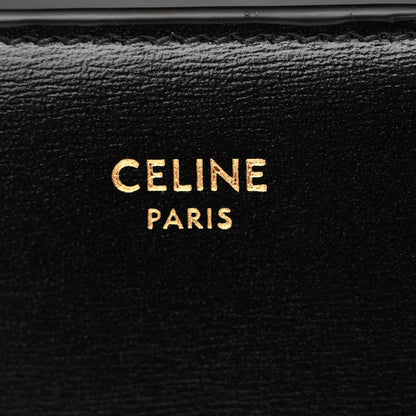Celine Shiny Calfskin Triomphe Margo Wallet on Chain Black 6 of 11