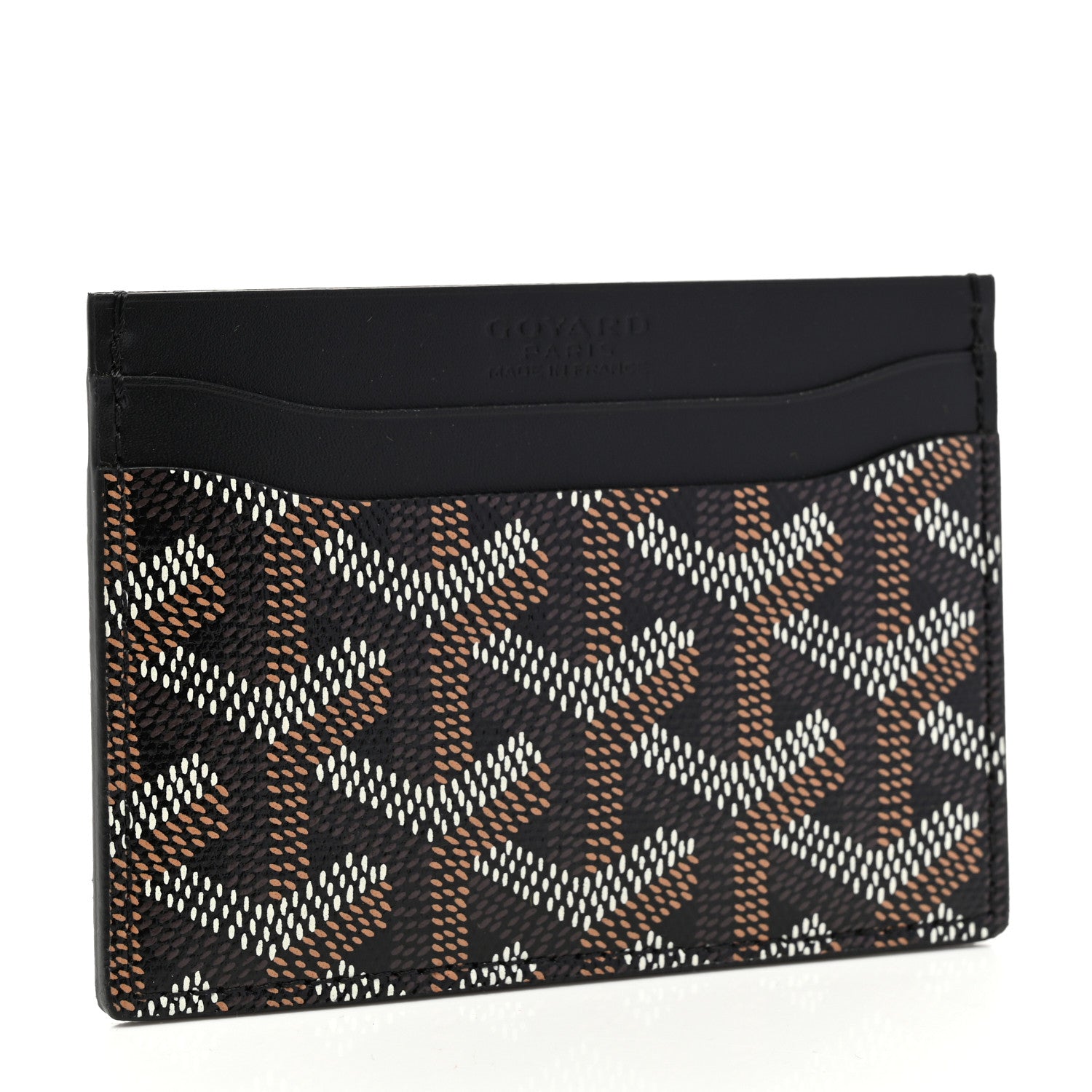 Goyard Goyardine Saint Sulpice Card Holder Black 3 of 7