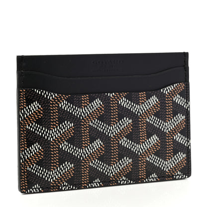 Goyard Goyardine Saint Sulpice Card Holder Black 3 of 7