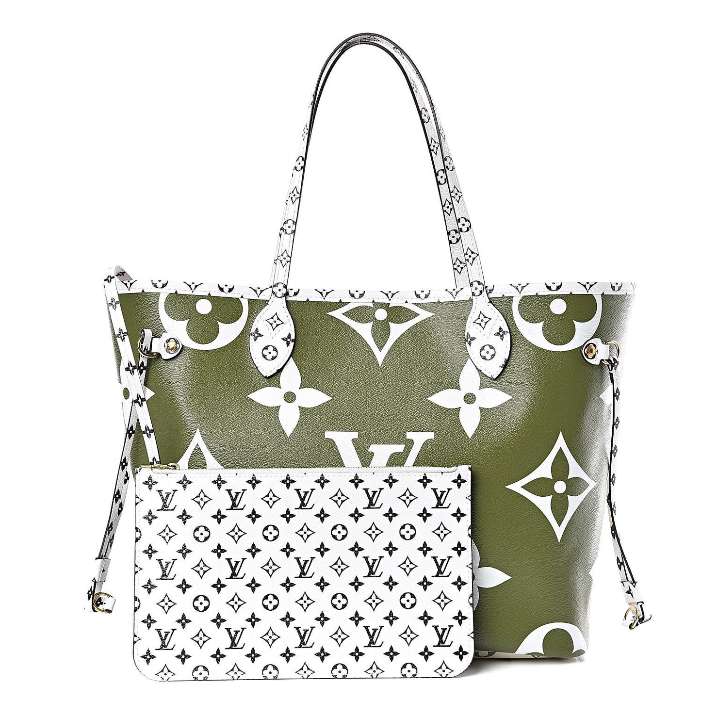 Monogram Giant Neverfull MM Kaki