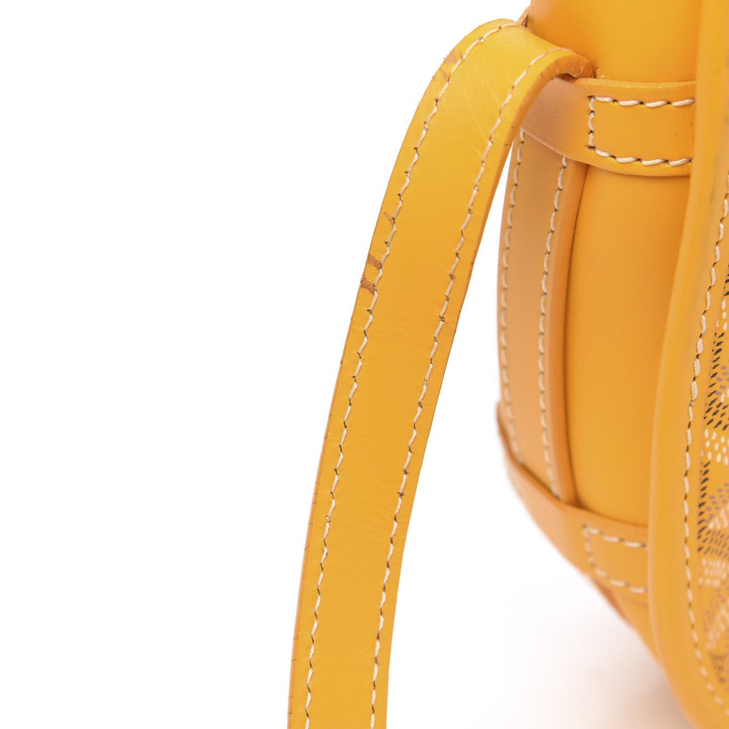 Goyardine Belvedere PM Messenger Bag Yellow