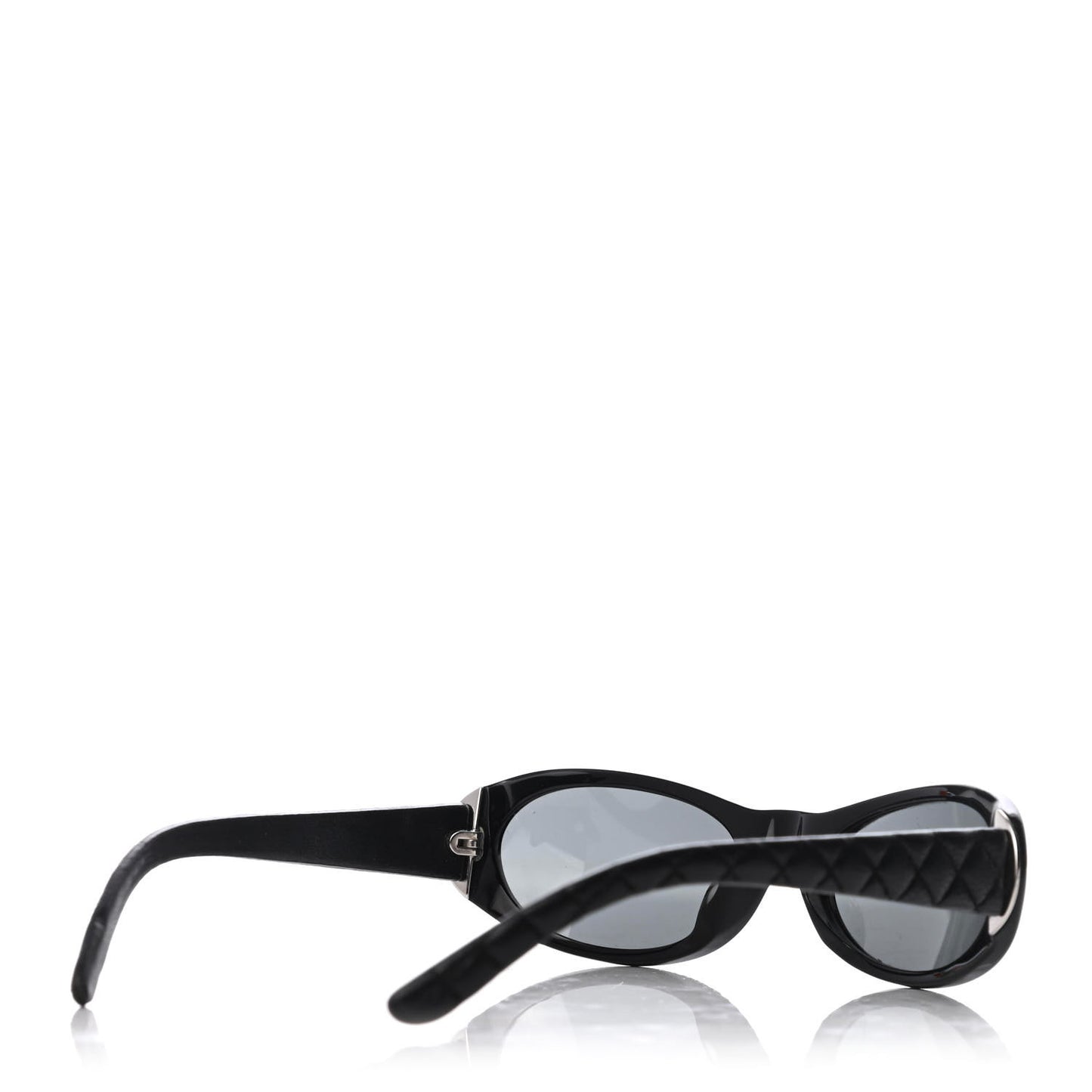 Lambskin Quilted CC Sunglasses 5129-Q Black