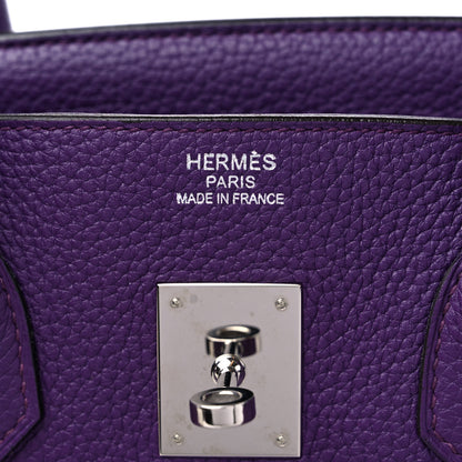 Hermes Togo Birkin 35 Ultraviolet 6 of 14