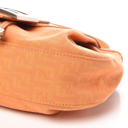 Fendi Zucchino Cuoio Shoulder Bag Mandarino 12 of 19