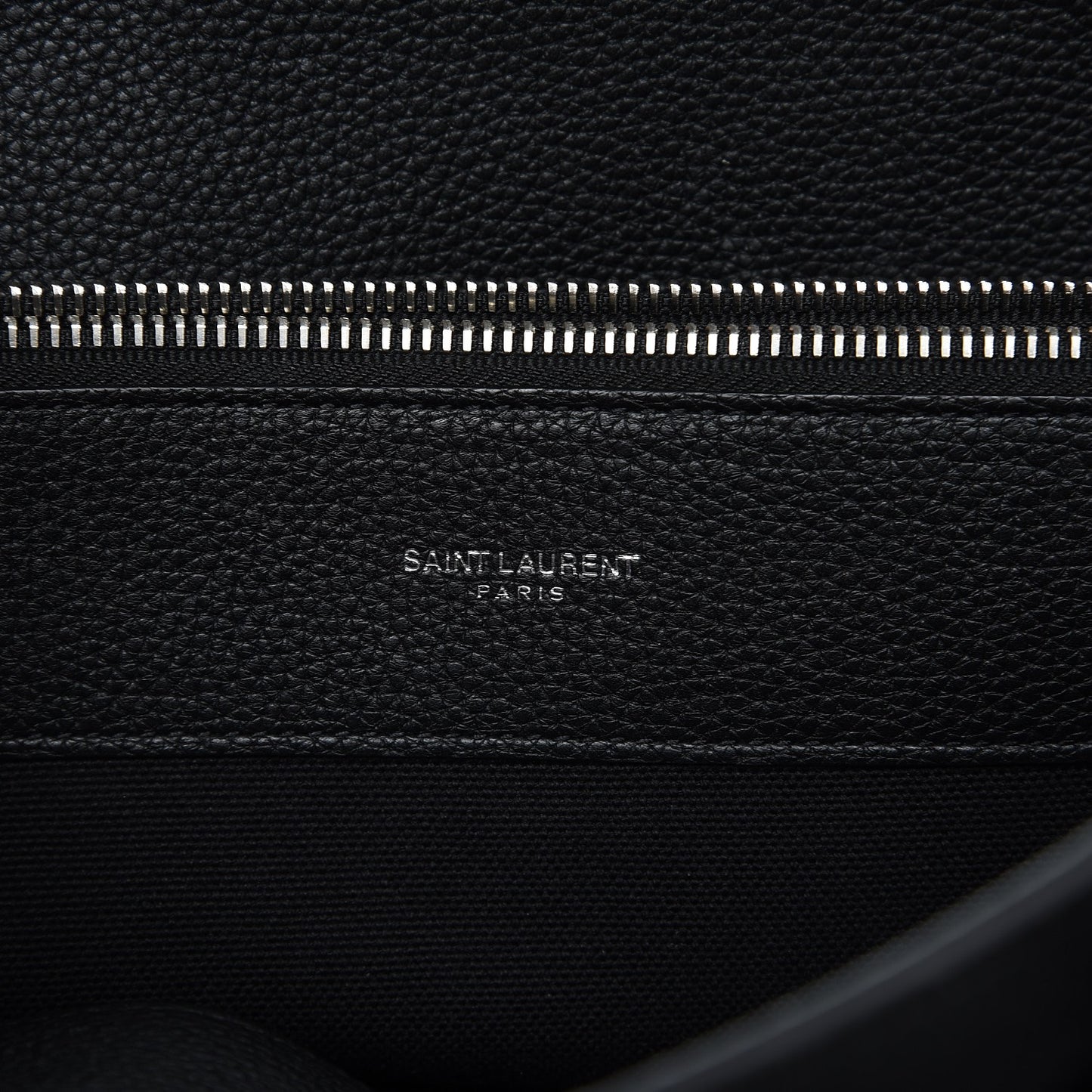 Grained Calfskin Small Supple Sac De Jour Black