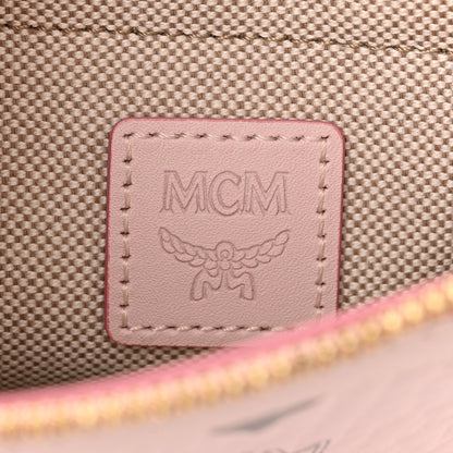 MCM Visetos Nappa Mini Delmy Chain Shoulder Bag Powder Pink 6 of 10