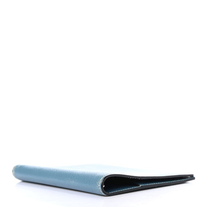 Hermes Epsom Globe Trotter Agenda Cover GM Blue Jean 3 of 4