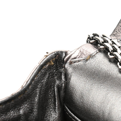 Chanel Metallic Aged Calfskin Quilted 2.55 Reissue 226 Flap Dark Silver 21 of 21