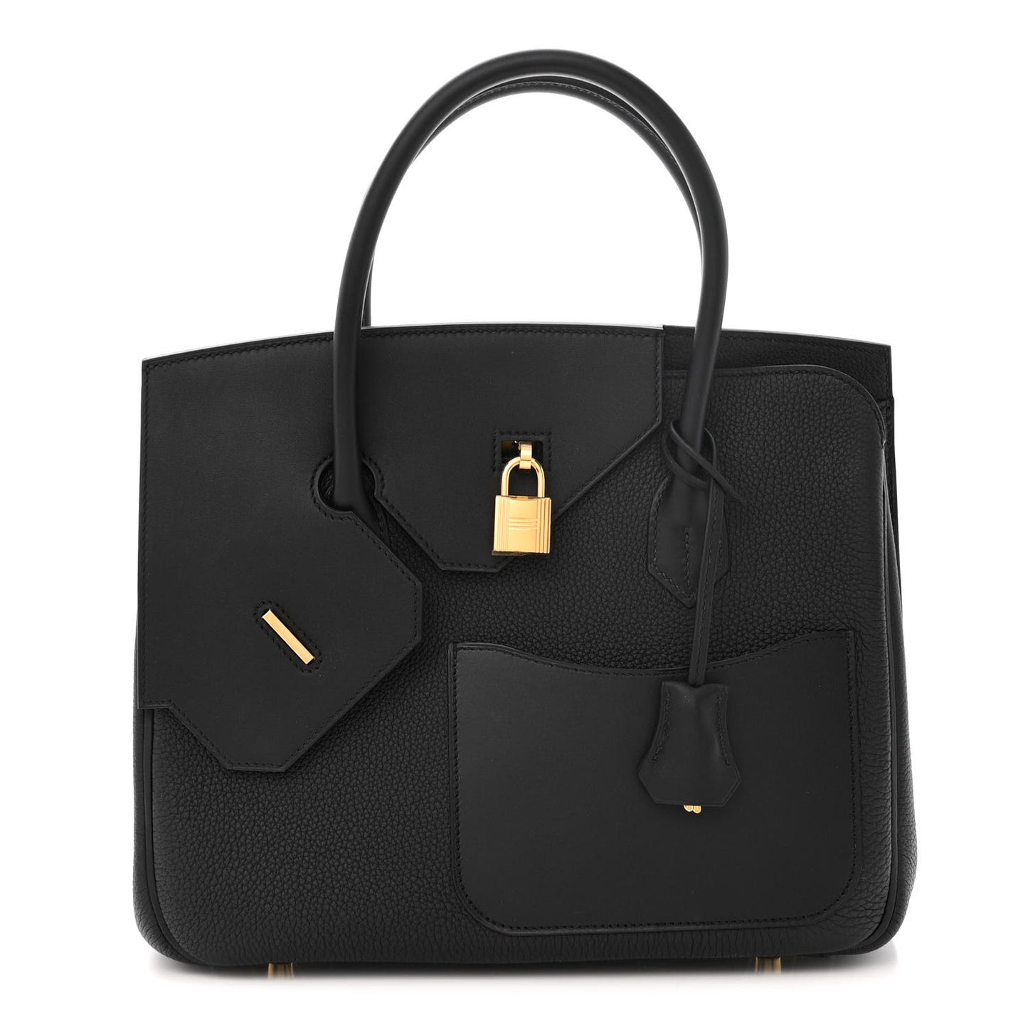 Togo Swift Birkin En Desordre Sellier 30 Black