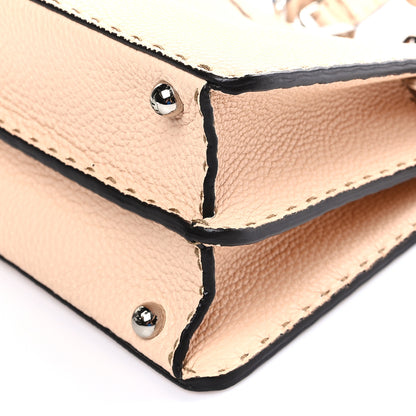Fendi Cuoio Romano Selleria Chamois Small Peekaboo I SEE U Satchel Cipria 8 of 9