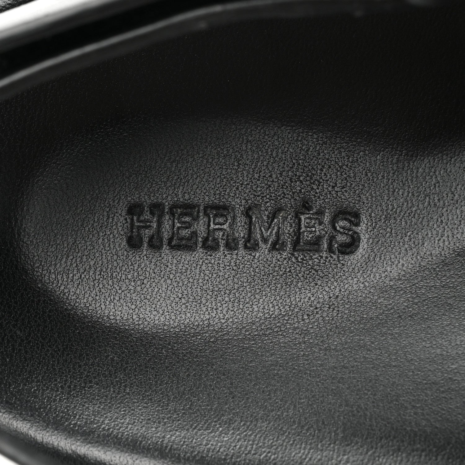 Hermes Calfskin Mens Genius Sandals 42.5 Black 7 of 10