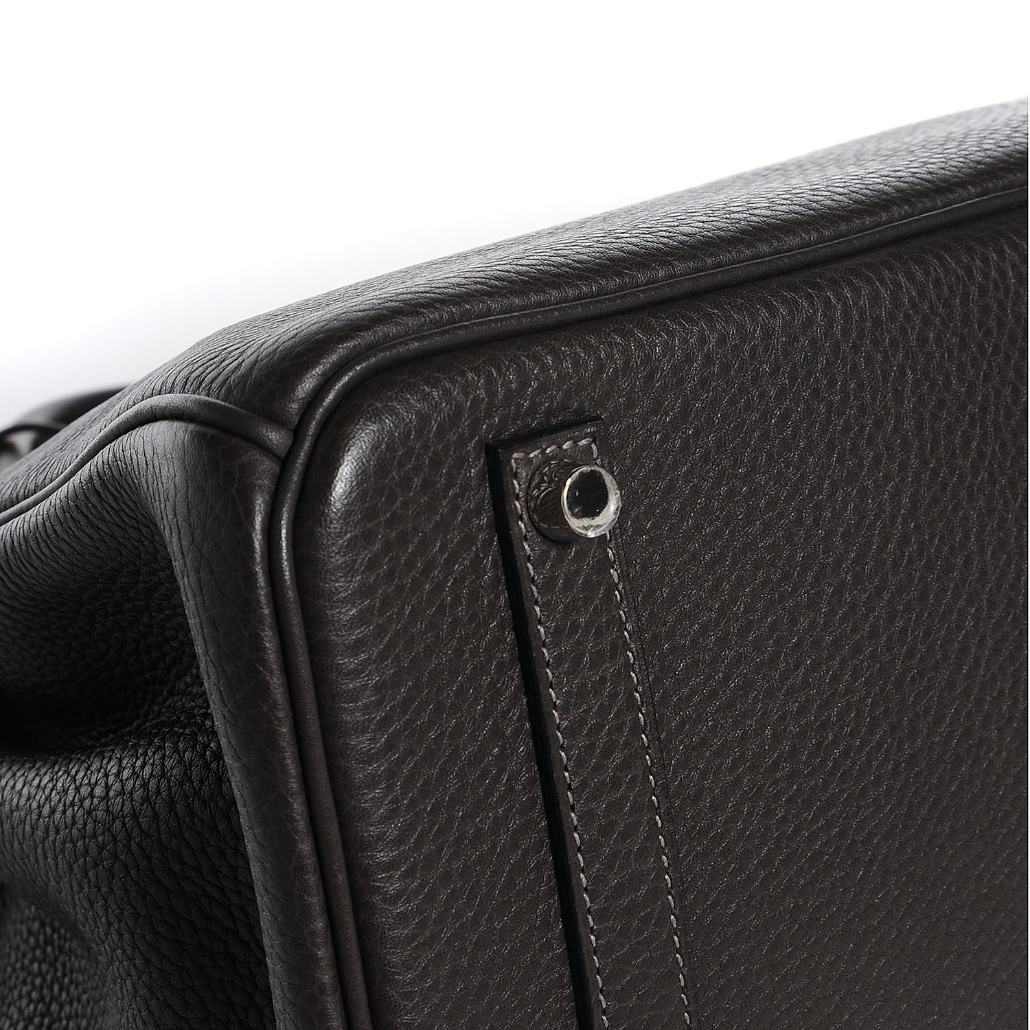 Hermes Taurillon Clemence Birkin 35 Graphite 8 of 27