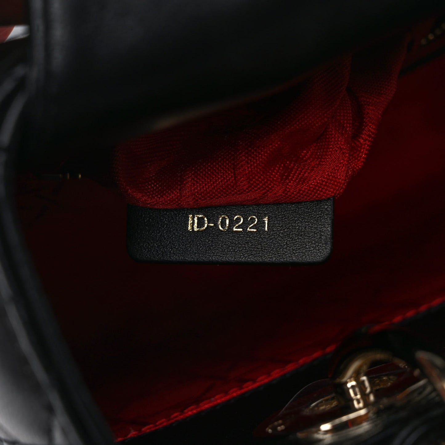Lambskin Cannage Small My ABC Lady Dior Black