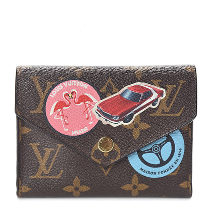Louis Vuitton Monogram World Tour Victorine Wallet 1 of 6