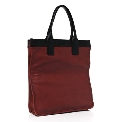 Chloe Calfskin Pocket Shopper Tote Holly Berry 2 of 13